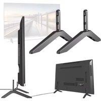 Havendro Universal Table Top TV Stand Mount Legs TV Base Pedestal in Black