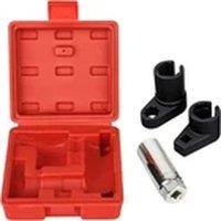 EONLION 3Pcs Oxygen Sensor Socket Kit 6 Point Thread Repair Tool in Black