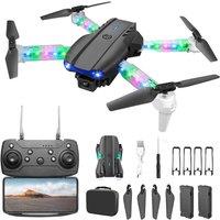 Nordara Foldable HD Dual Camera Drone WiFi FPV Quadcopter in Black