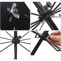 Nordara Jewelry Keyring Display Rotating Metal Stand Rack in Black