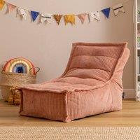 icon Kids Dolce Jumbo Cord Lounger Bean Bag in Dusty Pink | Size: Medium