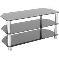 AVF Classic 1m Glass Corner TV Stand for TVs up to 50 in Black