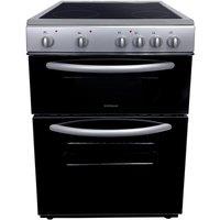 Statesman Fan Assisted Double Oven Electric Cooker in Silver