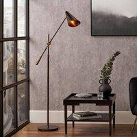 Ruma Antique Bronze & Antique Brass Adjustable Task Floor Lamp