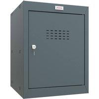 Phoenix Safe Company Size 2 Grey Cube Locker with Key Lock, CL0544AAK, Capacity: 66 Liters