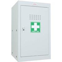 Phoenix Safe Company Size 3 Light Grey Medical Cube Locker with Key Lock, MC0644GGK, 87L | Size: 600mm