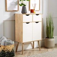 Home Source Sideboard Chest of Drawers TV Stand Bedside Living Room Boden in Natural
