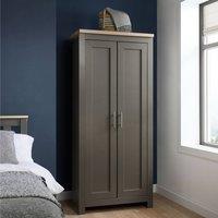 Birlea Highgate 2 Door Wardrobe in Dark Grey | Size: Large