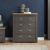 Birlea Highgate 4 Drawer Chest Dark Grey