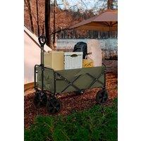 Neo Foldable Collapsible Garden Festival Cart in Camel