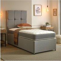 eXtreme Comfort Ltd Cooltouch Essentials Grey Memory Foam Hybrid Spring Mattress in Mid Grey | Size: EU Double