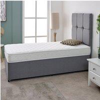 Starlight Beds Stress-Free Hybrid Mattress 18cm Deep Memory Foam & Spring Support in White | Size: EU King