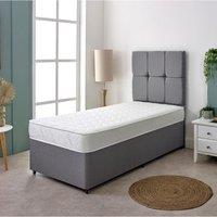eXtreme Comfort Ltd Wave Design Sprung Mattress Soft Feel Deep Quilted Sleep Surface in White | Size: EU King