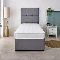 eXtreme Comfort Ltd Cooltouch Colours White Wave Hybrid Memory Foam & Pinna-Coil Innerspring Mattress With White Border | Size: EU Double