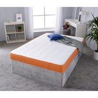 eXtreme Comfort Ltd 18cm Hybrid Memory Foam Spring Mattress CoolTouch Cover in Orange | Size: EU Double