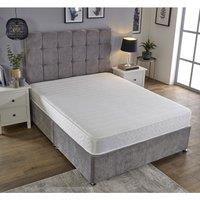 eXtreme Comfort Ltd Budget Memory Sprung Mattress Entry-Level Hybrid Design Comfortable in White | Size: EU Double