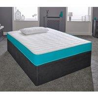 eXtreme Comfort Ltd Ocean Memory Foam Spring Mattress in Bright Blue | Size: EU Double