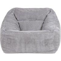 icon Natalia Jumbo Corduroy Bean Bag Armchair in Light Grey