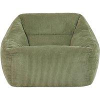 icon Natalia Jumbo Corduroy Bean Bag Armchair in Green