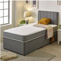 eXtreme Comfort Ltd Extreme Comfort Grey Sirocco 18cms Deep Hybrid Spring & Memory Foam Mattress | Size: EU Double