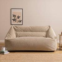 icon Cecilia Jumbo Cord Giant Bean Bag Sofa in Stone | Size: Medium