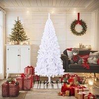 Berkfield Home Artificial Christmas Tree with Stand 180 cm 620 Branches in White
