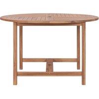 Berkfield Home Beautiful Garden Dining Table 110x75 cm Solid Wood Teak in Brown | Size: 110x75 cm