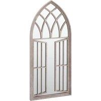 Berkfield Home Mirror Sand 100x45 cm Iron for Indoor Use in Cream