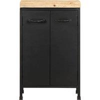 Berkfield Home Sideboard 47x35x76 cm Rough Mango Wood in Brown | Size: 47 x 35 x 76 cm