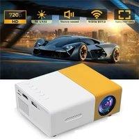 Nordara White Yellow Mini LED Projector 1080P Portable Home Cinema Theater UK