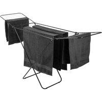 Havendro 14M Large Winged Air Dryer Foldable Clothes Maiden Rack in Black