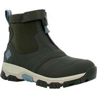 Muck Boots Women's Apex Mid Zip Wellington in Green | Size: 4
