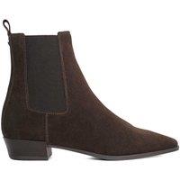 Dune London Women's 'Parkas' Suede Ankle Boots in Brown | Size: 8