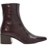 Dune London Women's 'Pami' Leather Ankle Boots in Brown | Size: 8