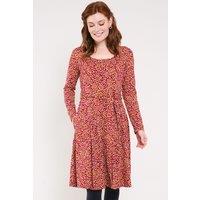Nomads Clothing Women's Womens Cotton Fit & Flare Dress in Red | Size: 20