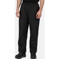 Regatta Men's Linton Breathable Lined Overtrousers in Black | Size: 40R