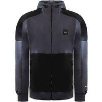 Nicce Men's District Black/Grey Track Jacket in Black | Size: Small
