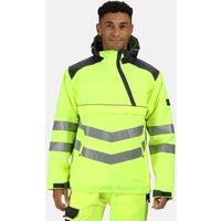 Regatta Men's Hi-Vis Waterproof Insulated Reflective Overhead Bomber Jacket in Bright Yellow | Size: 3XL
