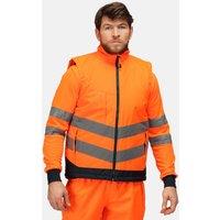 Regatta Men's Hi-Vis Pro Insulated Reflective Gilet in Burnt Orange | Size: 2XL