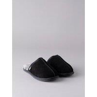 Lakeland Leather Men's Sheepskin Sliders in Black | Size: 10