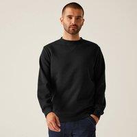 Regatta Men's Pro Crewneck Sweatshirt in Black | Size: XL
