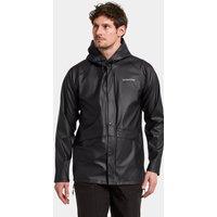 Didriksons Men's Avon Waterproof Galon Coated Jacket in Black | Size: Large