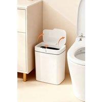 Living and Home 18L/15L Battery Powered Automatic Motion Sensor Rubbish Bin 1 Mode in White | Size: Medium