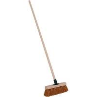 Charles Bentley 9.5" Bassine Broom Garden Maintenance in Natural