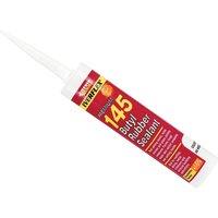 Everbuild 145 Butyl Rubber Sealant 300Ml in White
