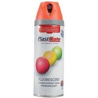 Plastikote 1902 Twist Spray 400ml Fluorescent Orange