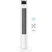 VonHaus White 35" Tower Fan