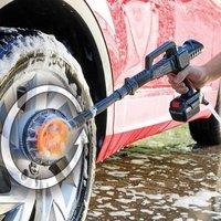Victor Tools Rotary Brush Head for Outdoor Cleaning, Fits Lances, Lightweight in Black