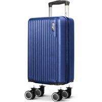 Lugg Vacay 40cm Suitcase, ABS Hard Shell, Underseat Compatible (40x30x20cm) in Dark Blue | Size: 40 x 30 x 20 cm