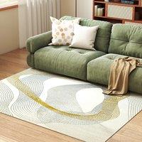 HOMCOM Machine Washable Area Rug, Allergy-Friendly Floor Carpet, Cream White | Size: 120 cm x 170 cm